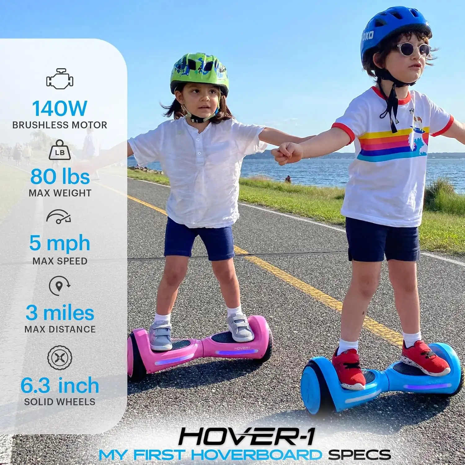 Hover-1 My First Hoverboard Electric Self-Balancing Hoverboard for Kids with 5 mph Max Speed, - 81vtr0 scil._ac_sl1500_